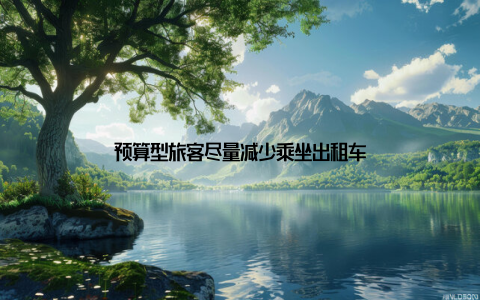 预算型旅客尽量减少乘坐出租车